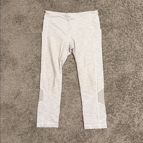 Lululemon Light Gray Capri Leggings - Picture 1 of 4